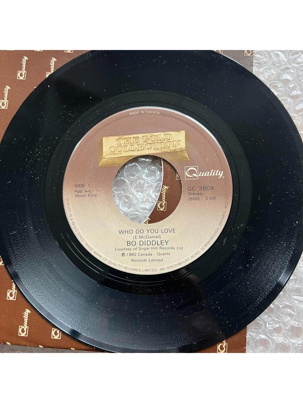 Bo Diddley – Who Do You Love / Hey Bo Diddley 45rpm 7' Vinyl Record R86
